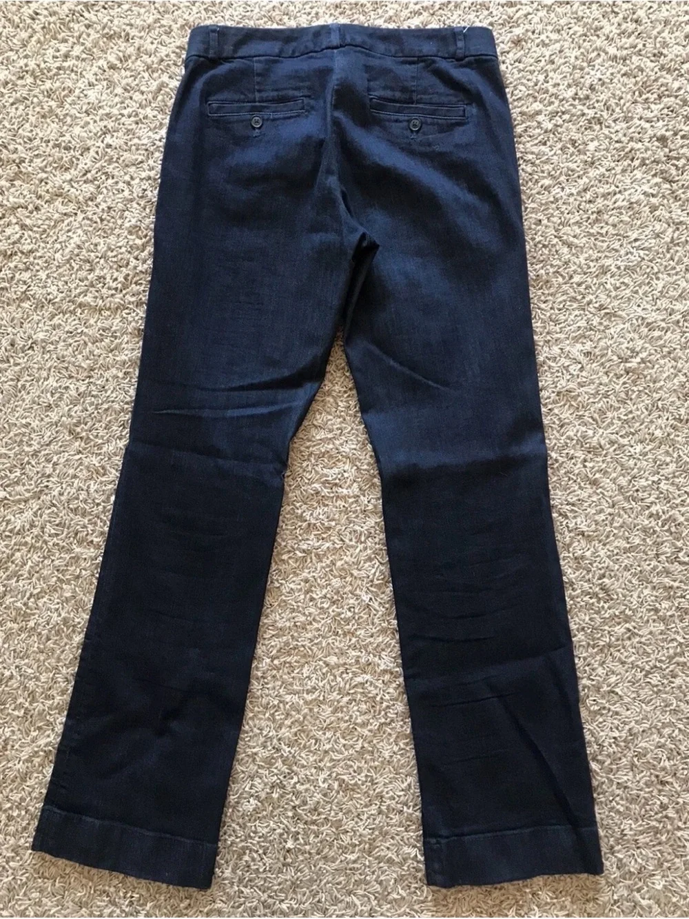 Banana Republic Womens Dark Wash Straight Leg Jeans Size 27